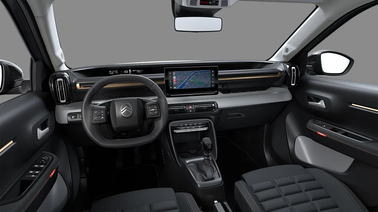 لوحة القيادة C-Zen Lounge في سيارة C3 Aircross 2026 مع شاشة 10.25 بوصة
