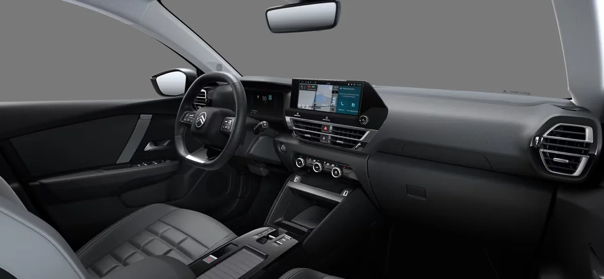 Pantalla táctil y consola central de la Citroën C4