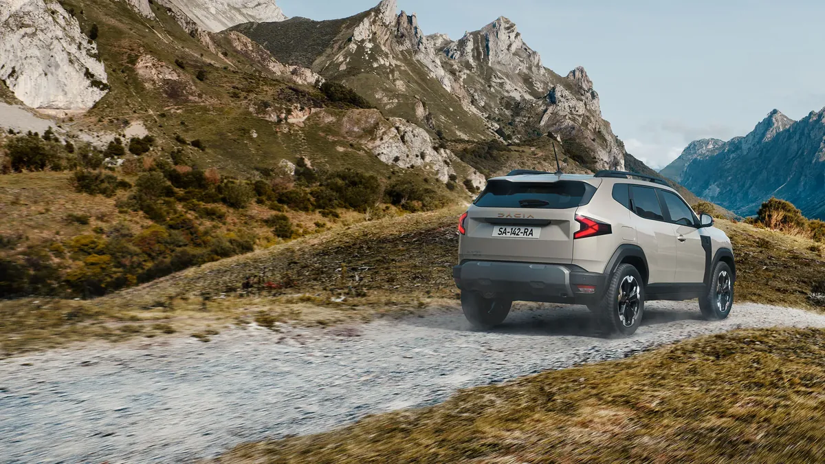 2026 Dacia Duster on a mountain track