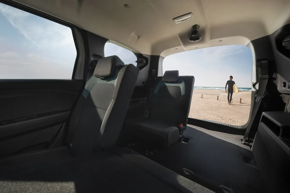 Dritte Sitzreihe des Dacia Jogger, abnehmbar