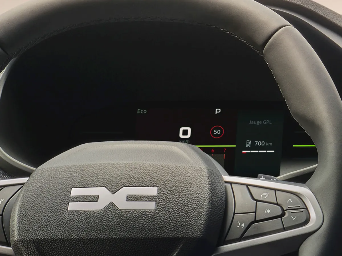 7-Zoll-Digitaldisplay der Sandero 2026