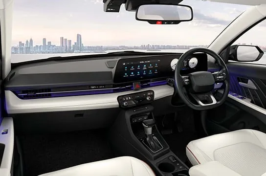 Armaturenbrett der Hyundai Accent 2026