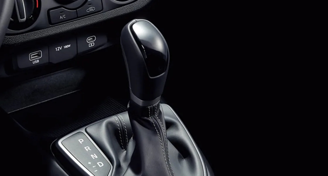 AMT automated gearbox lever of the Grand i10 Sedan