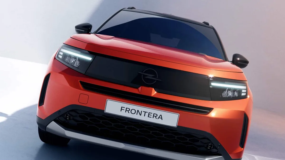 Frontansicht des Opel Vizor des Frontera mit LED-Scheinwerfern