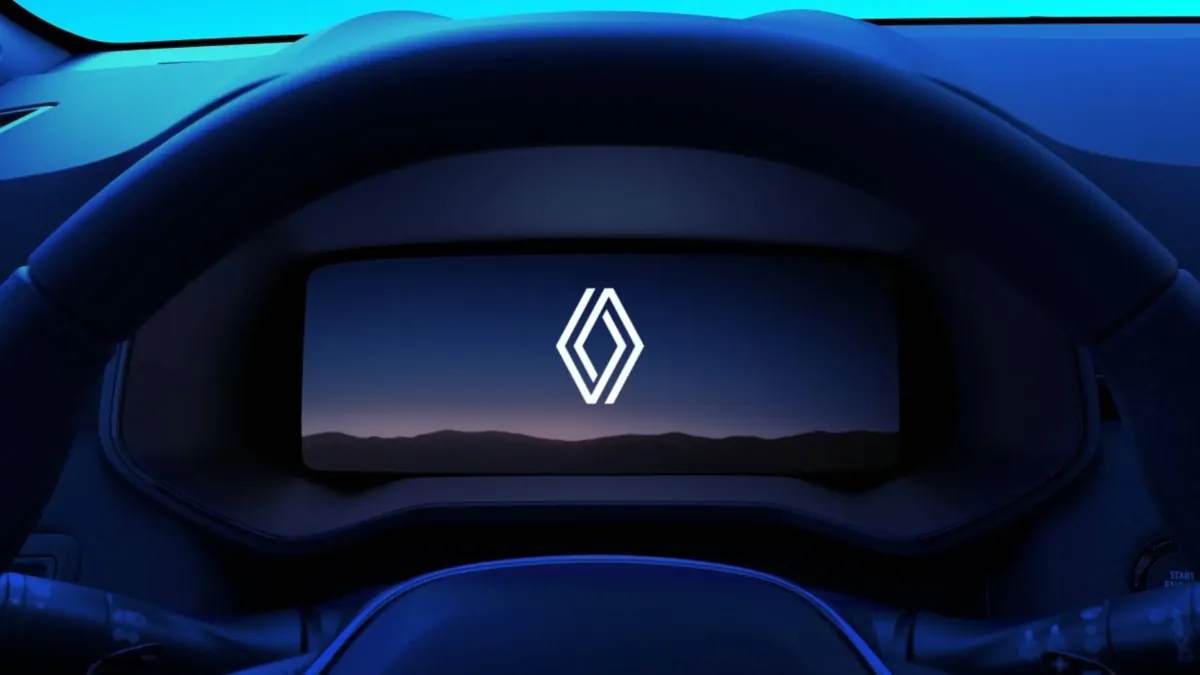Customisable 7-inch digital cluster of the Clio