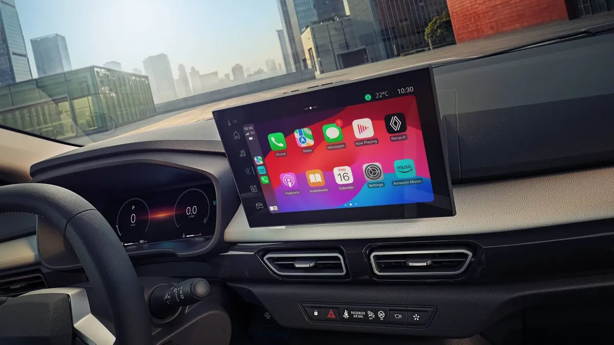10,1" openR link Multimedia-Bildschirm und 10,25" digitales Armaturenbrett des Kardian