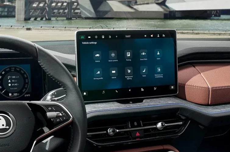 13-Zoll-Touchscreen und Smart Dials des Škoda Kodiaq