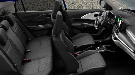 Zweifarbiger Innenraum der Suzuki Swift 2026