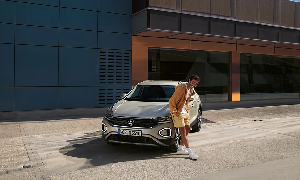 Volkswagen T-Roc 2026, Frontansicht, Kühlergrill und LED-Scheinwerfer